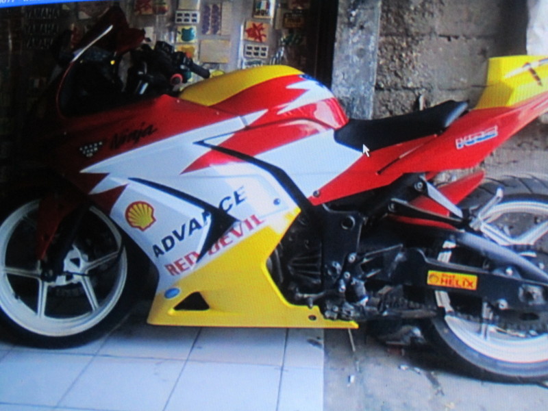  Cutting sticker motor  Modifikasi motor 