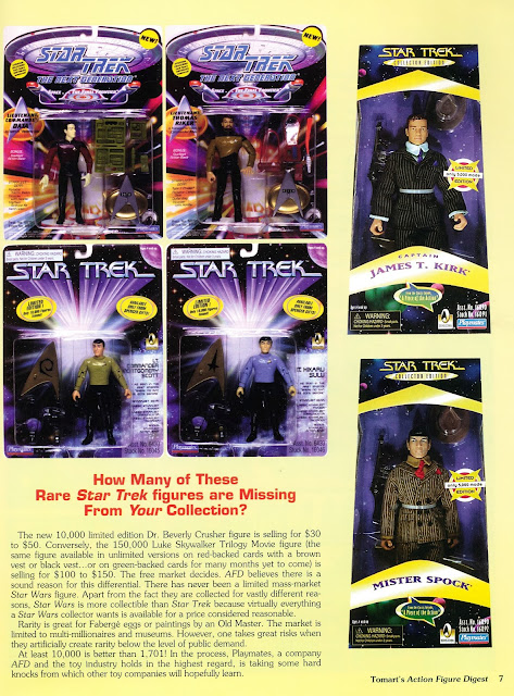 Star Trek Playmates 1701 Action Figure Unreleased