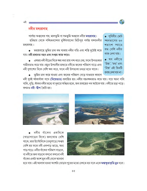 নদী | পঞ্চম অধ্যায় | সপ্তম শ্রেণীর ভূগোল | WB Class 7 Geography