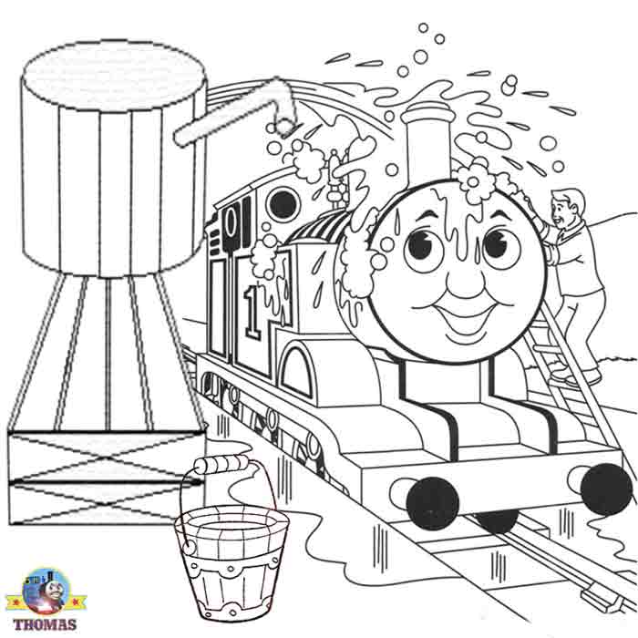 Thomas the train coloring pages for kids Printable 