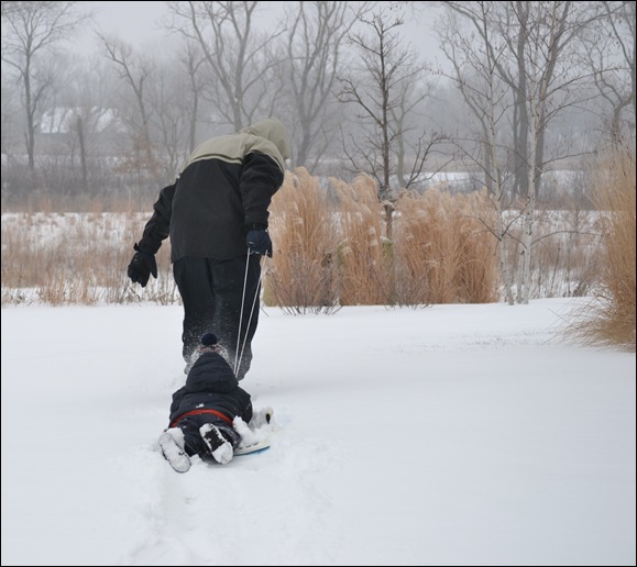 Playing in the snow 009