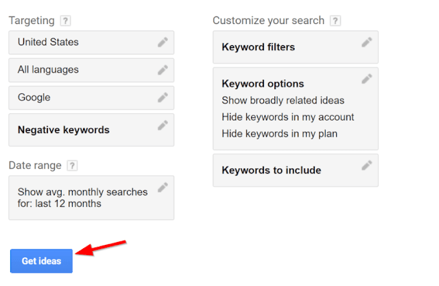 Google Keyword Planner