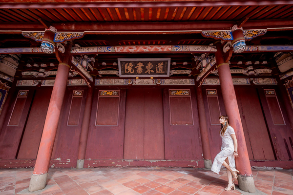 彰化和美道東書院國定古蹟，又稱朱子祠，較具原貌的清代書院建築