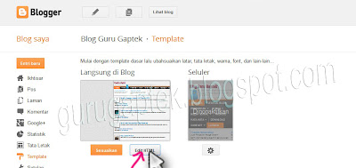 templte blogger