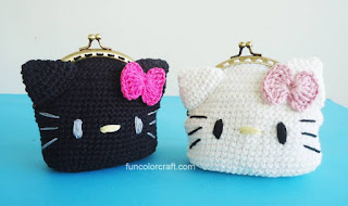 PATRON GRATIS MONEDERO HELLO KITTY DE CROCHET 13171