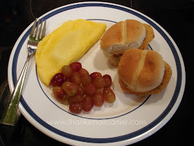 Tyson Mini Chicken Sandwiches breakfast