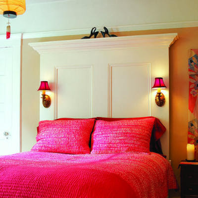 and diy door with adorned molding   makes a sconces topped cheap with pocket headboard