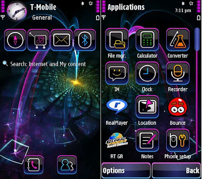 Theme Colorful by Rosy90 for Nokia 5800 and X6