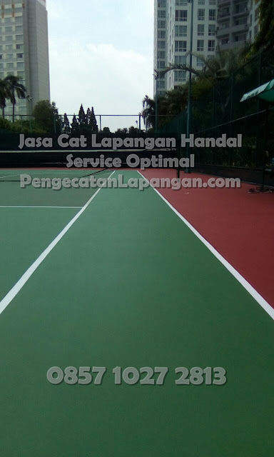 Pengecatan Lapangan Tenis Outdoor Apartemen Jakarta