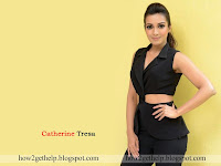 beautiful indian actress, catherine tresa wallpaper, so sexy in black dress