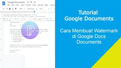 Cara Membuat Watermark di Google Docs Documents