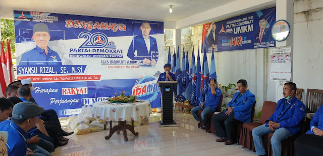 HUT ke-20 Demokrat: DPC Kab Tebo - Jambi Live Virtual