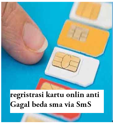 Cara regristrasi kartu 4444 melalui online ~ paket data kuota