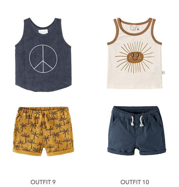 creation of boys summer outfits