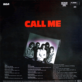 CALL ME - Call Me (1981) Germany LP back