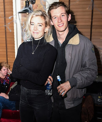 Vanessa Kirby with her boyfriend Callum Turner