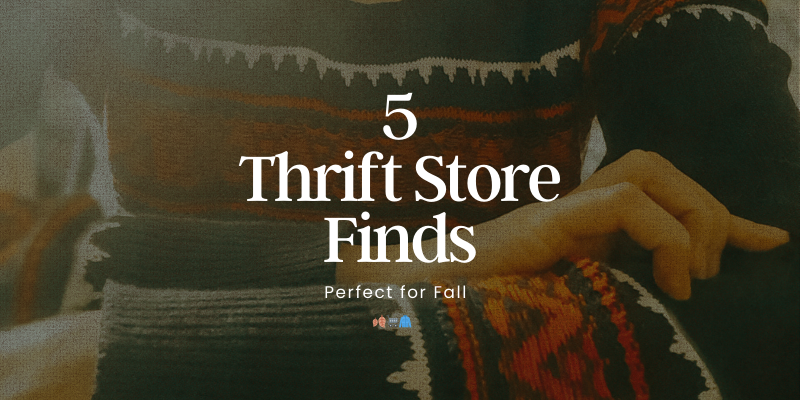 5 Thrift Store Finds Perfect for Fall | on the creek blog // www.onthecreekblog.com