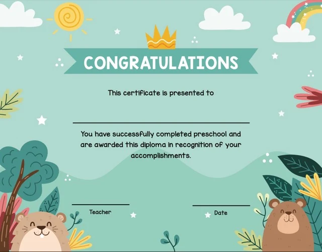 Graduation Certificates