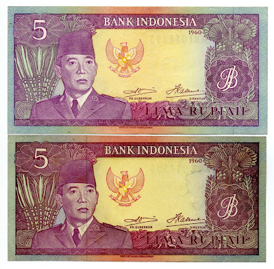  Merupakan seri yang sangat diminati oleh para kolektor mancanegara 1960 (seri Sukarno)