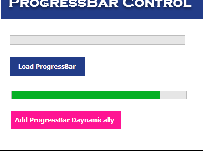 ProgressBar Control in C# and VB.NET