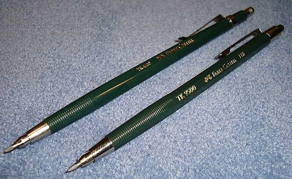 faber-castell tk 4600 and tk 9500 leadholder clutch pencils