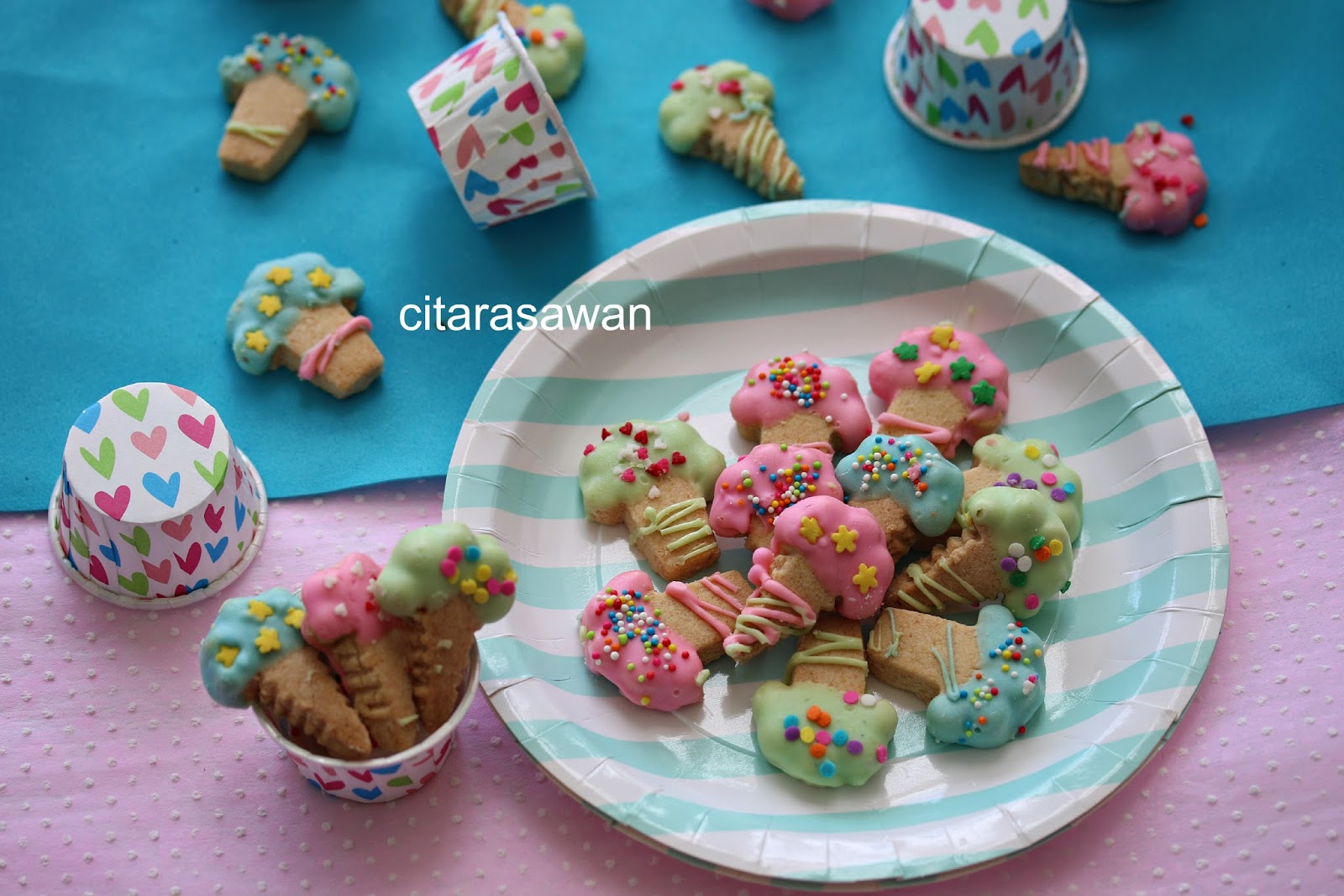 Biskut Ais Cream / Ice Cream Cookies ~ Resepi Terbaik