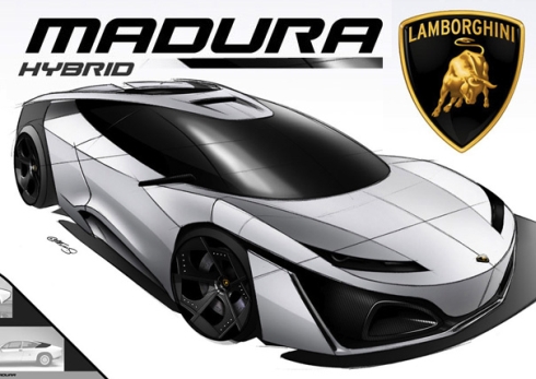 Lamborghini on Lamborghini Madura Merupakan Konsep Mobil Hybrid Dari Lamborghini Yang