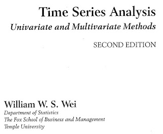 Time Series Analysis By Wiliam W.S. Wei