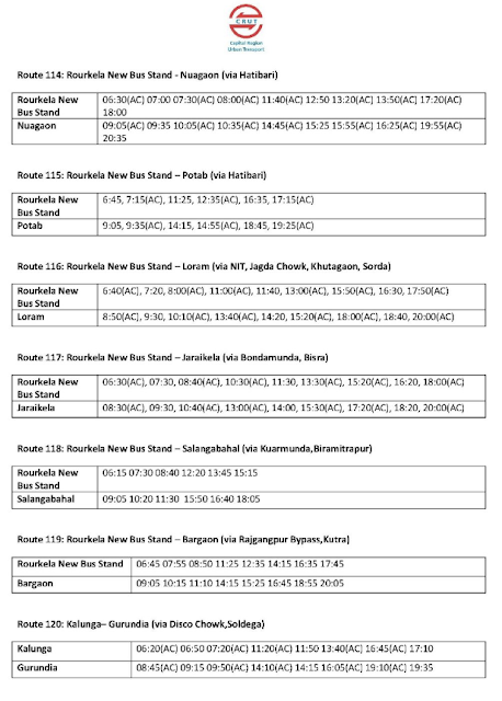 Mo Bus Time table May 2023 updated