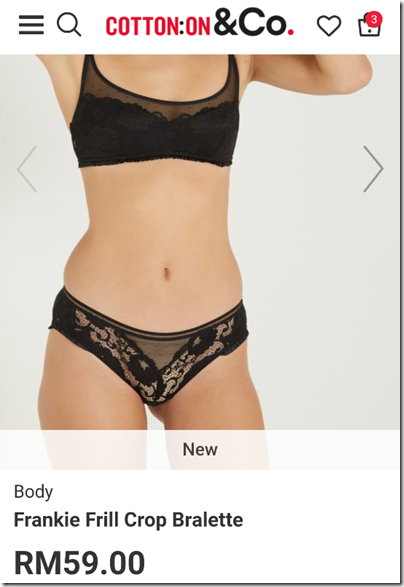 Frankie Frill Crop Bralette