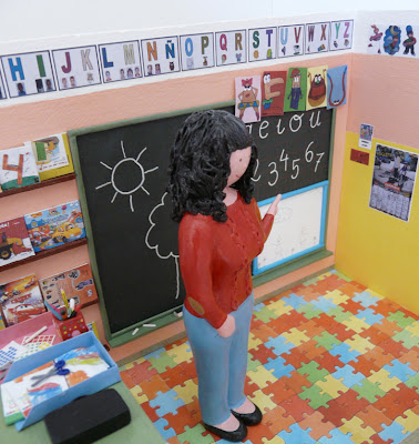 Maqueta personalizada profesora de infantil