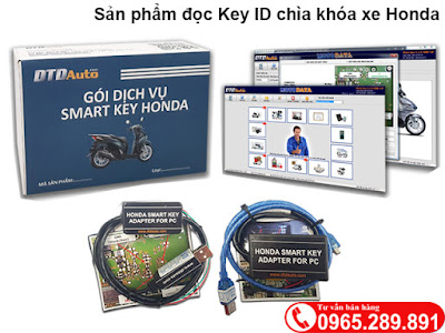 Sản phẩm đọc ID chìa khóa xe Honda