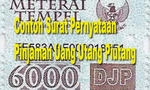 Surat Rasmi Pinjaman Bank - Contoh Sip