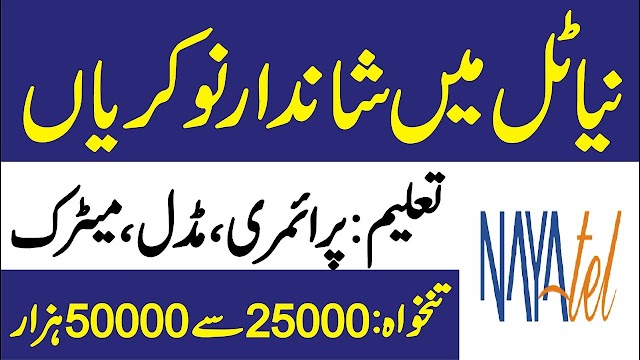 Nayatel Driver Jobs 2022 - Nayatel Jobs in Attock 2022 - Nayatel Attock Jobs 2022 - www.nayatel.com jobs 2022 application form