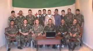 إنشقاق جماعي لضباط برتب عالية وانضمامهم للجيش السوري الحر