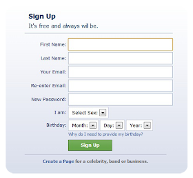 My Blogger Tools How To Create A Facebook Account