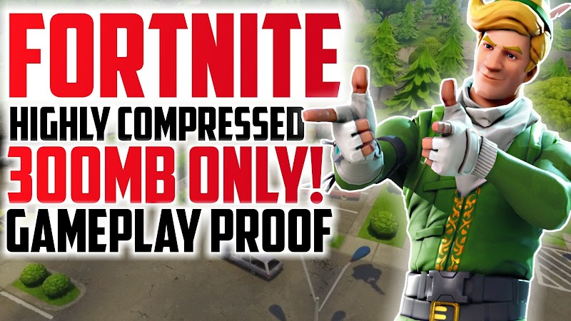 (300MB) Fortnite Highly Compressed For PC For 2GB RAM PC 