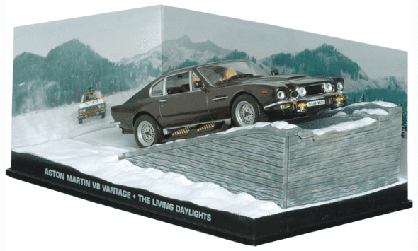 bond in motion 1:43 eaglemoss, aston martin v8 vantage 1:43 the living daylights