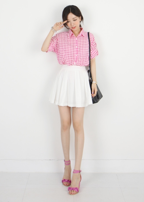 Button-Down Gingham Shirt