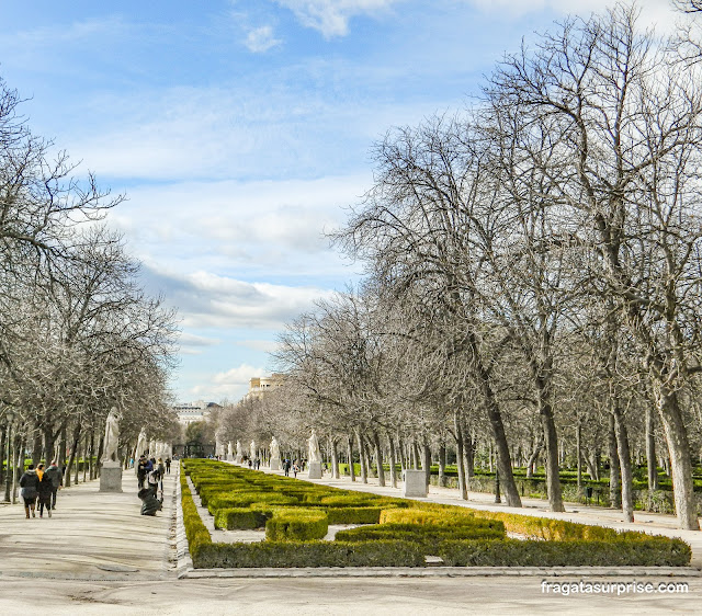 Parque do Retiro em Madri