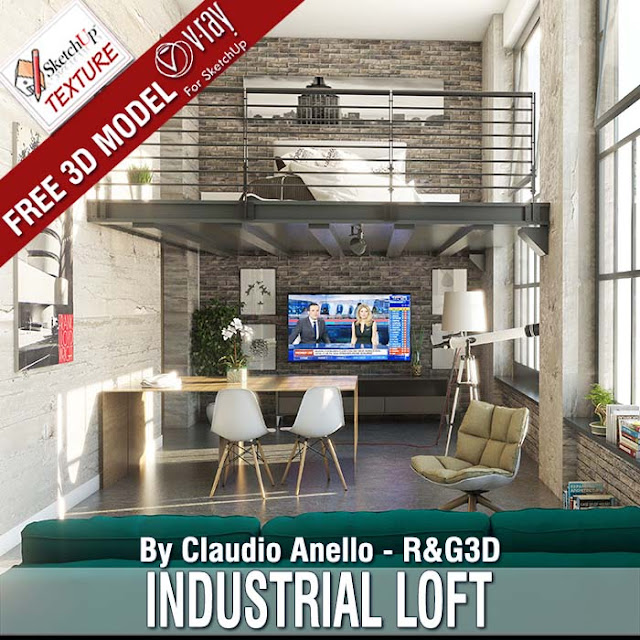  I took a few hours to homecoming these pictures fifty-fifty if they are  Fantastic complimentary sketchup 3d model Industrial loft