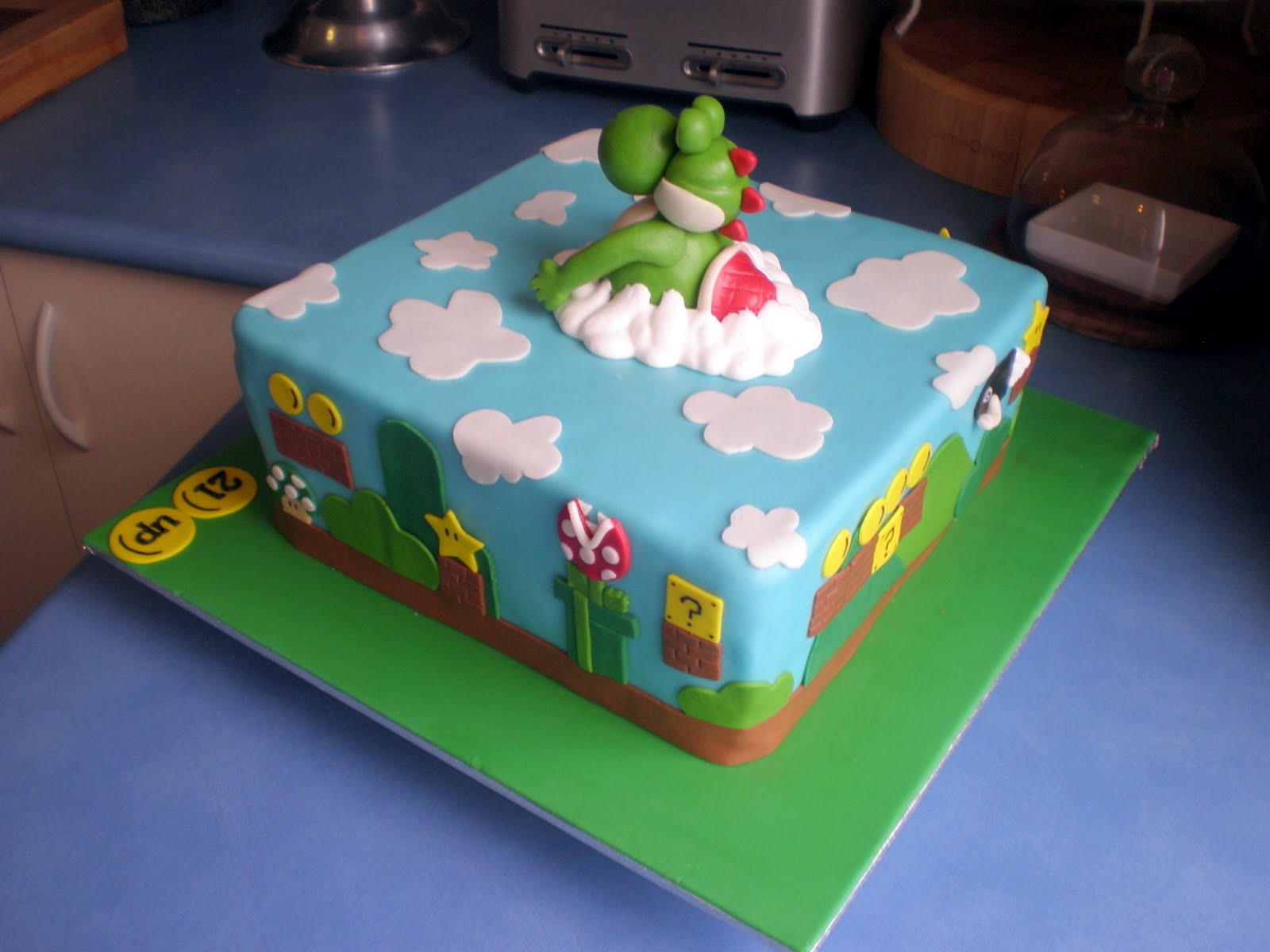 really cool wedding cakes Yoshi, Super Mario Brothers Cake