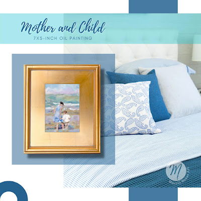 mother-child-beach-painting-merrill-weber