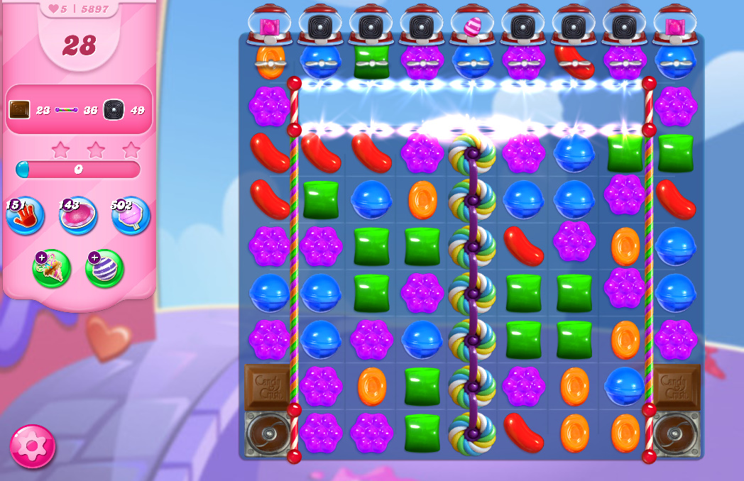 Candy Crush Saga level 5897