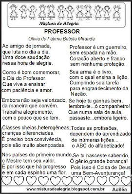 Dia do professor
