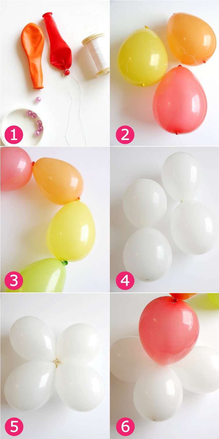 DIY Easy Rainbow Balloon Arch Party Ideas Party