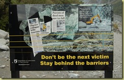 Glacier Warning