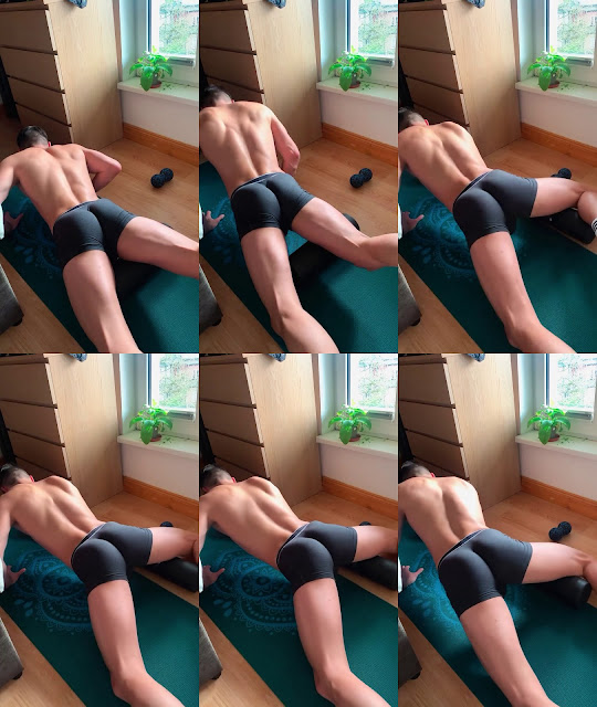 Guy does exercise with Boxer Briefs - Bubble Butt and Bulge