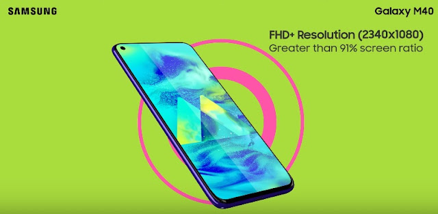 Samsung Galaxy M40 Full Specifications with Glaze Photos