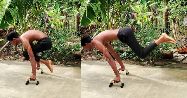 Doing Exercise with Sweatpants - Men in Sweatpants